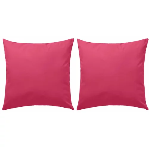  Vrtni jastuci 2 kom 45 x 45 cm ružičasti