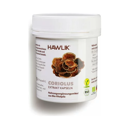 Hawlik bio Coriolus ekstrakt - kapsule - 60 kaps.