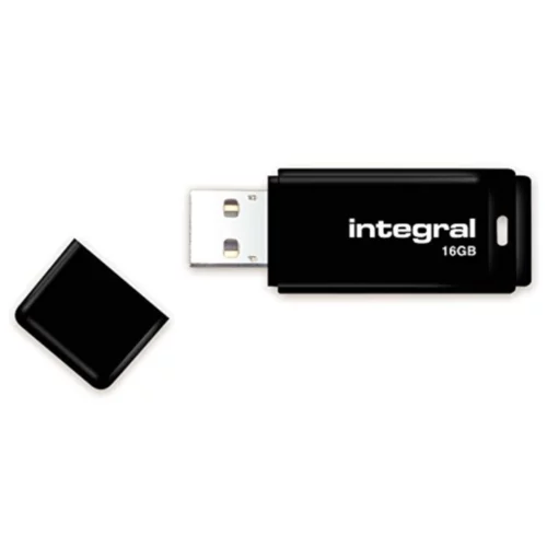 Integral BLACK 16GB USB2.0 spominski ključek