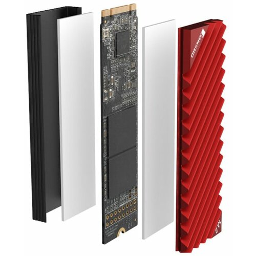 SSD M.2 Hladnjak Jonsbo M.2-3 NVMe RED, M.2-3 RED Cene