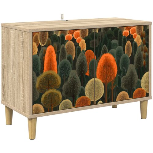  ormar ZAANDAM 69 x 33 x 50 cm Sonoma Konstruirano drvo Cene