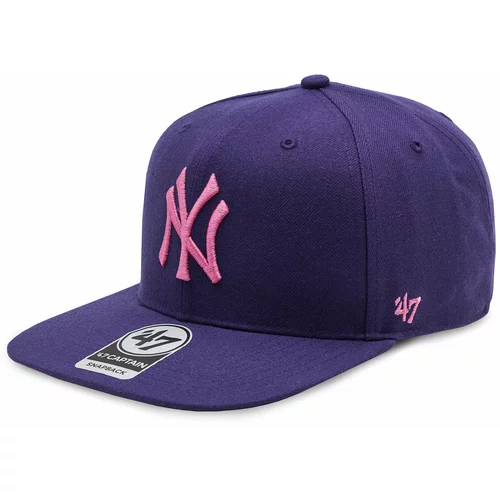 47 Brand Kapa s šiltom Mlb New York Yankees No Shot NSHOT17WBP Ppa Purple