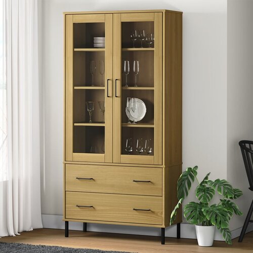  Regal za knjige smeđi 85 x 35 x 172,5 cm od masivnog drva OSLO Cijene