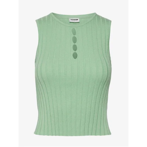 Noisy May Light Green Crop Top Frey - Women