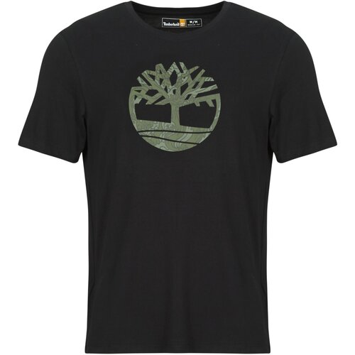Timberland Majice s kratkimi rokavi KENNEBEC RIVER CAMO TREE LOGO Črna Slike