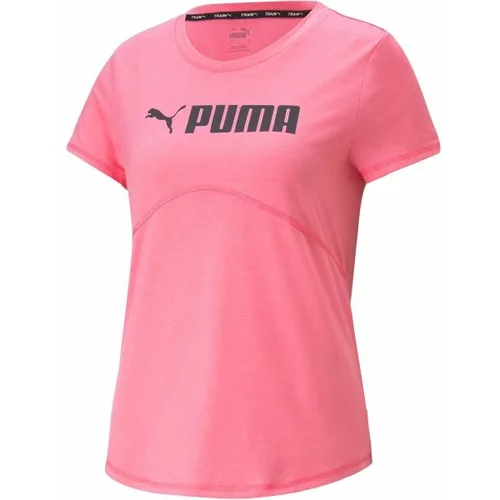 Puma FIT HEATHER TEE Ženska majica, ružičasta, veličina