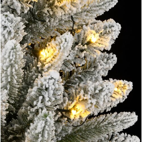  Umjetno božićno drvce sa 150 LED žarulja i snijegom 120 cm Slike