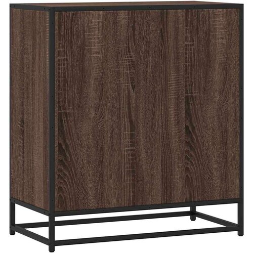 VidaXL Komoda boja hrasta 68x35x76 cm konstruirano drvo i metal Slike