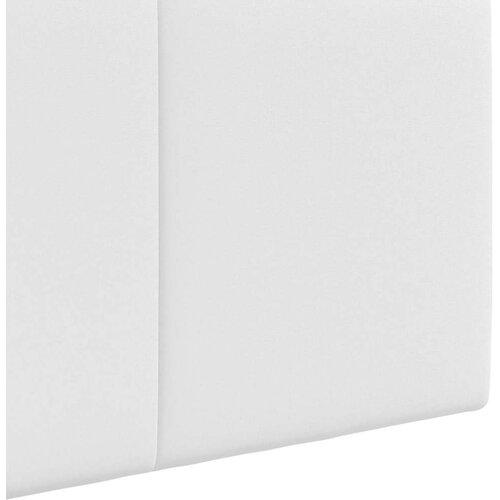  Držeće uzglavlje Zidne Prugasti Bijeli 110 x 55 x 5 cm tkanina - Bijeli 100 cm bez LED Slike