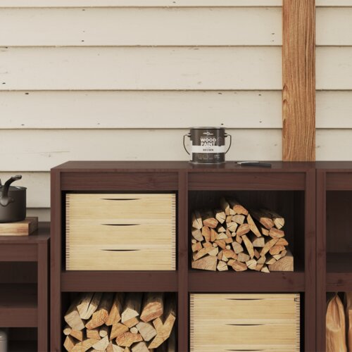 VidaXL Barva za les Rjava 2.5 L Slike