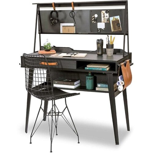 Cilek Dark metal radni sto sa policom 114x62cm Cene