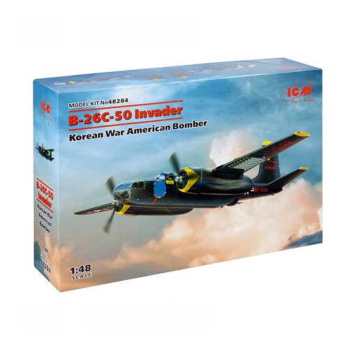 ICM model kit aircraft - B-26?-50 invader korean war american bomber 1:48 ( 060942 ) Cene