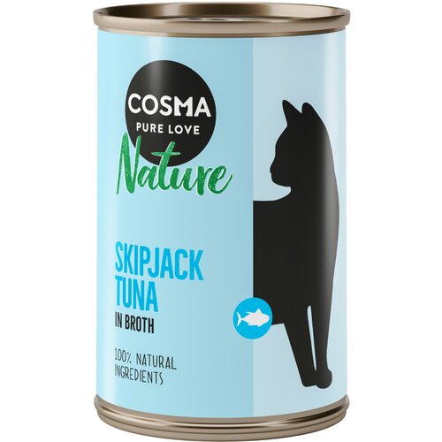 Cosma Nature 6 x 140 g - Prugasta tuna Slike