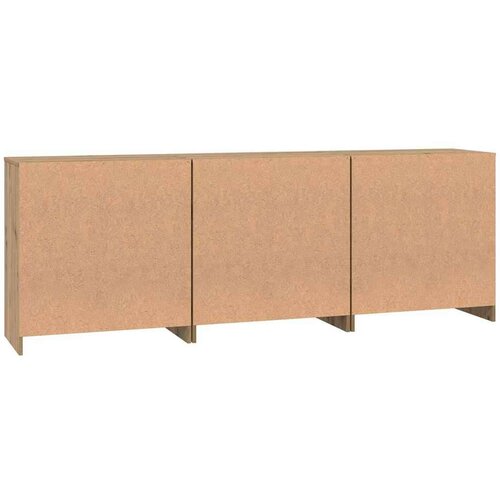  Komode 3 pcs hrast artisan 70 x 41 x 75 cm Konstruirano drvo Slike