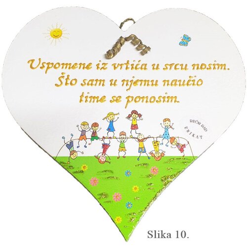  Unikatno drveno srce &ndash; Poseban poklon za učiteljice i tete u vrtiću - 10. - 17885 Cijene