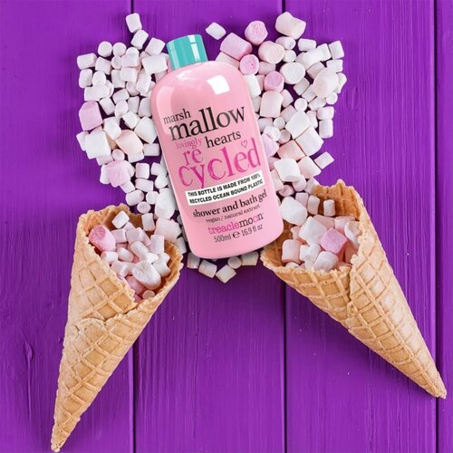 Treaclemoon Marshmallow Hearts gel za kupku i tu&amp;scaron;iranje 500 ml Slike