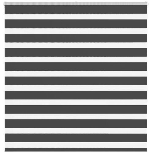 vidaXL Zavjesa zebra crna 145x150 cm širina tkanine 140,9 cm poliester Cijene