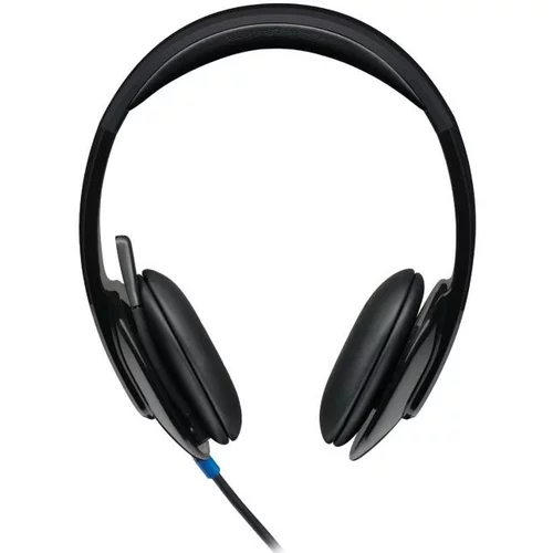Logitech H540 Corded Headset - BLACK - USB