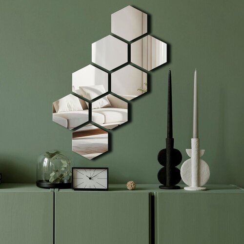 Wallity Ogledalo Ozgl525, 44x60 cm, Srebrne boje Cene