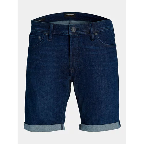 Jack & Jones Jeans kratke hlače Jjirick 12250177 Modra Regular Fit