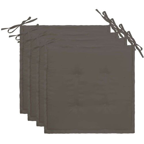  Jastuci za vrtne stolice 4 kom antracit 40x40x3 cm od tkanine Cijene