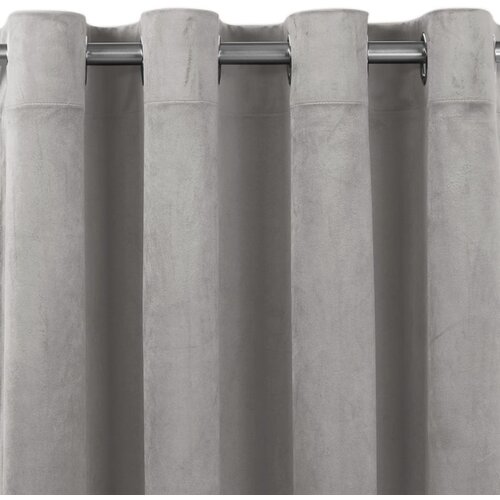  Curtain VILA color gray style classic silver silver metal eyelets velvet 530x225 HOMEDE Cene