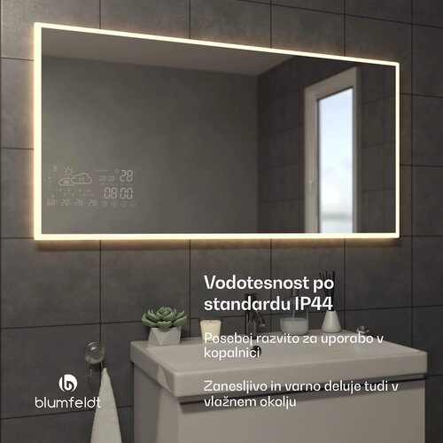 Blumfeldt Smart Mirror, IR grelno ogledalo, 600 W, IP44 (120 x 60cm), (21723063) Cene