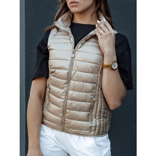 DStreet Women&amp;#039;s quilted vest with stand-up collar STYLISHZ camel Slike