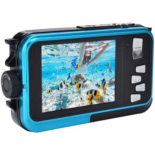 Agfaphoto Kompaktni digitalni fotoaparat WP8000 modre barve Slike