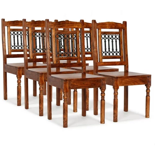  Jedilni stoli 6 kosov trles in palisander klasične oblike