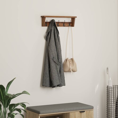  Vje&amp;scaron;alica Smeđa 50 x 10 x 14 cm Čvrsto mahagonijsko drvo Slike