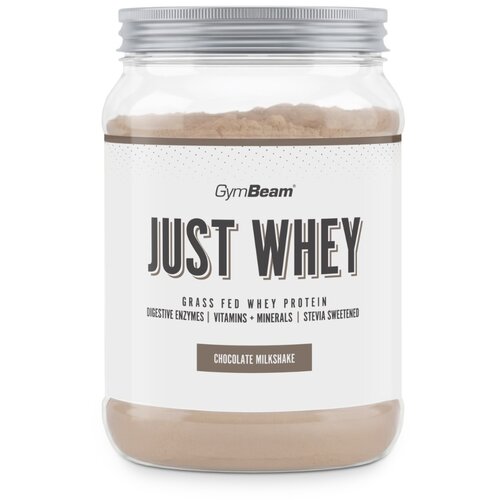 GymBeam Just Whey Grass-Fed Protein 500 g čokoladni milk&amp;scaron;ejk Slike