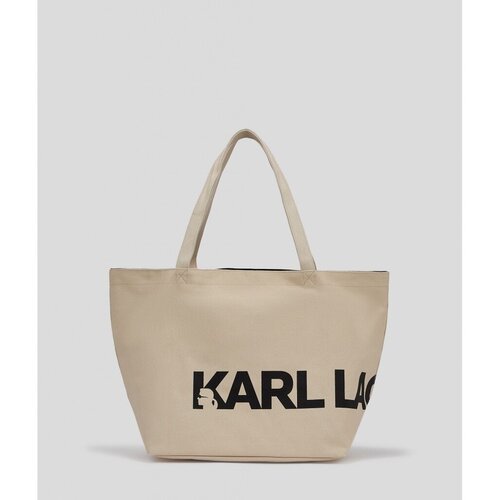 Karl Lagerfeld Torbe ESSENTIAL BIG LOGO SHOPPER Bež Cene