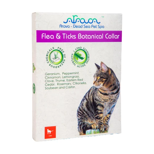  Arava Flea&Tick Botanical, ovratnica proti klopom in bolham za mačke