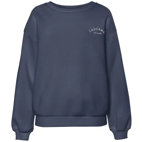 Lascana Sweater majica bež / golublje plava