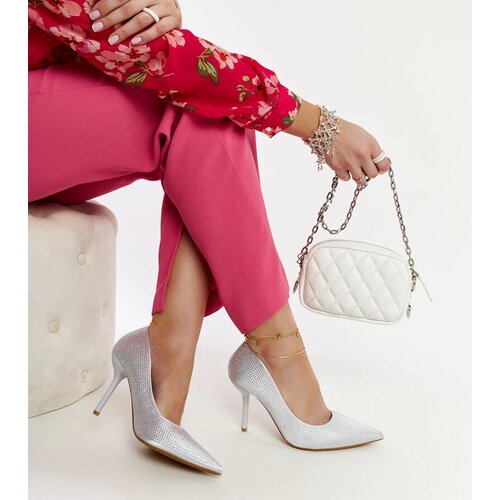 Gemre Silver heeled stilettos Liena Cijene