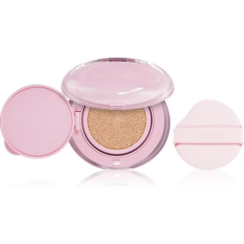 A'pieu Waterlock Comfort Veil Cushion dolgoobstojni tekoči puder v gobici za intenzivno hidracijo odtenek 21 Shell 15 g Cene