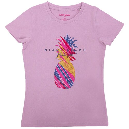 Lucky Kiddo majica KR LK-KGT SS 1_23 L 017578 D vijolična 152 Slike