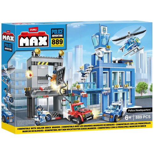 Zuru kocke Max City komplet policijske postaje 889 kos Cene