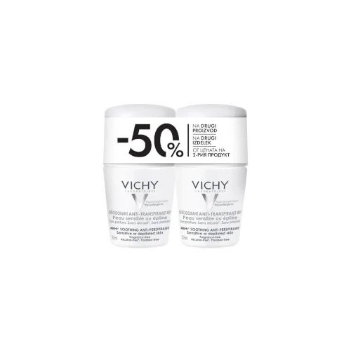 Vichy Roll-on dezodorans za regulaciju znojenja Sensitive​ DUO