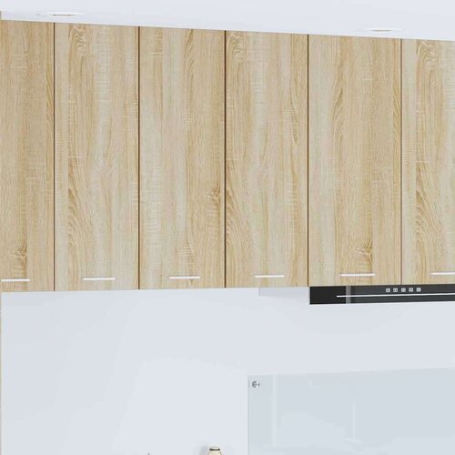 vidaXL viseći ormarić zidne riga sonoma hrast i bijela 30 x 31 x 80 cm Cijene