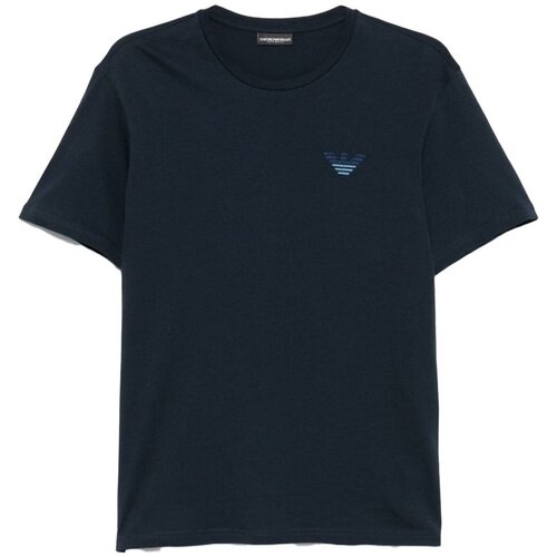 Emporio Armani Majice s kratkimi rokavi EM000574 AF12334 Modra Cene