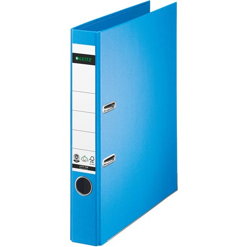 Leitz Polna mapa za papir 180 stopinj, DIN A4, 50 mm, svetlo modra, (21651871) Slike
