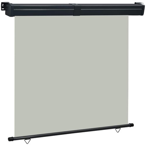 Balkonska bočna tenda 175 x 250 cm siva Cijene