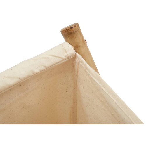 VidaXL Ko&amp;scaron;ara za rublje krem bijela 45 x 55 x 63 5 cm od bambusa Slike