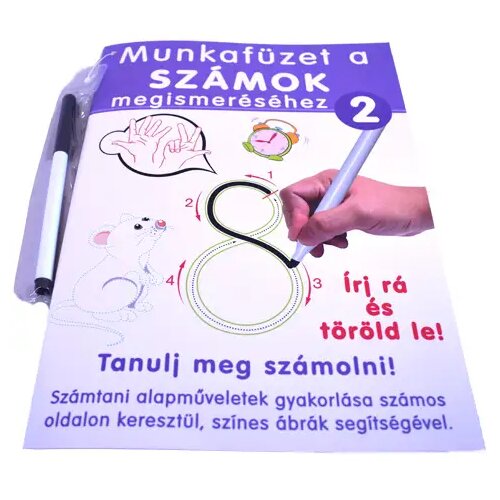 Mađarski proizvođač Upoznavanje brojeva radna bilježnica - D-Toys Cene