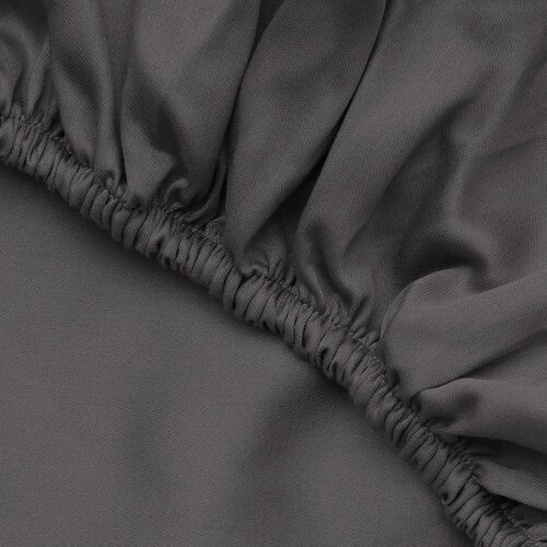 Mijolnir Anthracite Anthracite Ranforce Double XL Fitted Sheet (FR) (IT) (ES) (DE) Slike