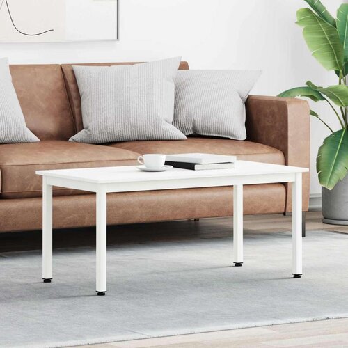  Stolić za kavu Bijelo 100 x 50 x 45 cm Čvrsto borovo drvo Cene