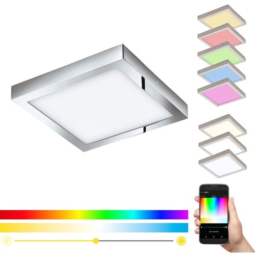 Eglo 98561 - LED RGBW prigu&amp;scaron;iva stropna svetiljka FUEVA-C LED/21W/230V BT IP44 Slike