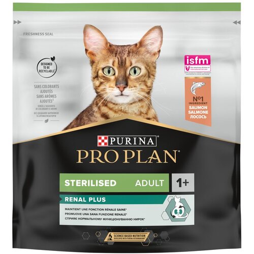 Pro Plan Cat Adult Sterilised Renal Plus - losos - različne velikosti 400 g Slike
